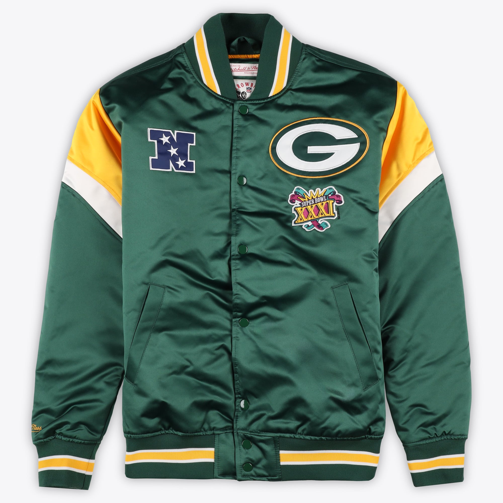 Green Bay Packers スエードジャケット M NFL Bay Green パッカーズ 