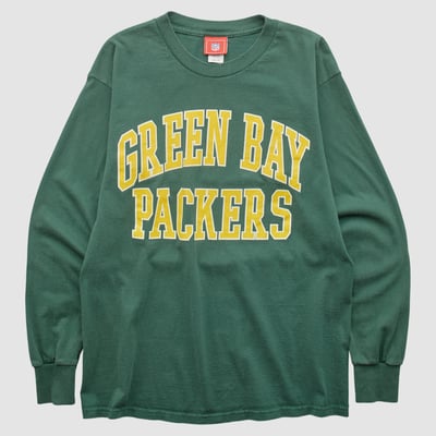 Green Bay Packers NFL 2000s Long Sleeve T-shirt - Green - S by Fanatics Real Vintage