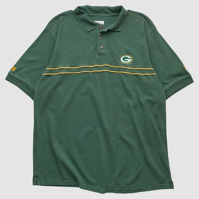 Green Bay Packers NFL 2000s Polo - Green - XL by Fanatics Real Vintage