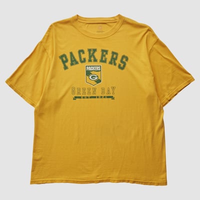 Green Bay Packers NFL 2000s T-shirt - Yellow - XL by Fanatics Real Vintage