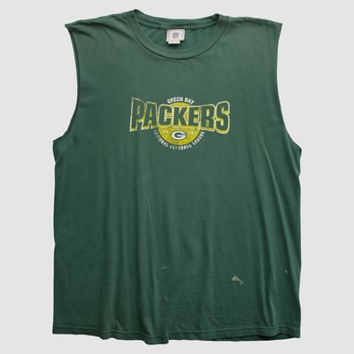 Green Bay Packers NFL 2000s Tank - Green - M by Fanatics Real Vintage
