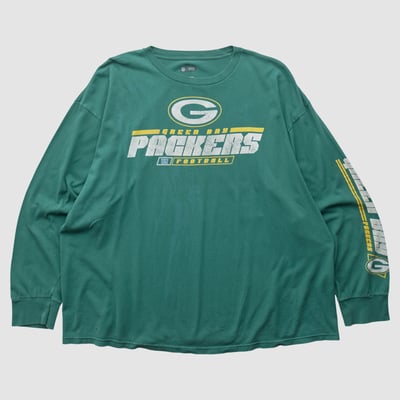 Green Bay Packers NFL 2010s Long Sleeve T-shirt - Green - 3XL by Fanatics Real Vintage