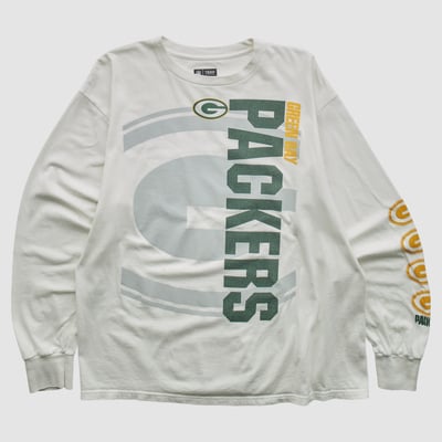 Green Bay Packers NFL 2010s Long Sleeve T-shirt - White - XL by Fanatics Real Vintage