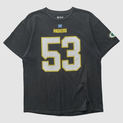 Green Bay Packers NFL 2010s T-shirt - Black - M by Fanatics Real Vintage