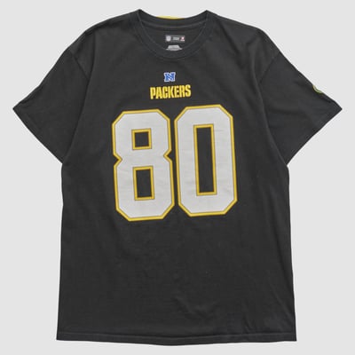 Green Bay Packers NFL 2010s T-shirt - Black - M by Fanatics Real Vintage
