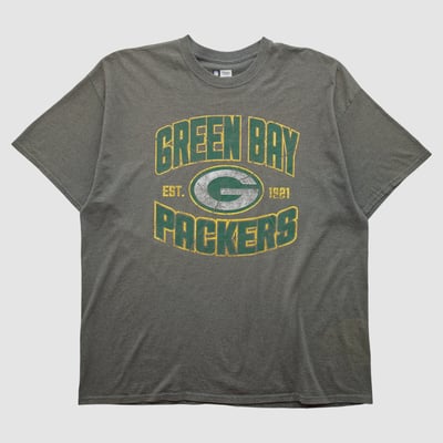 Green Bay Packers NFL 2010s T-shirt - Dark Heather Gray - 2XL by Fanatics Real Vintage