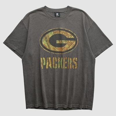 Green Bay Packers NFL 2010s T-shirt - Dark Heather Gray - XL by Fanatics Real Vintage