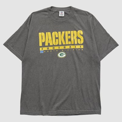 Green Bay Packers NFL 2010s T-shirt - Dark Heather Gray - XL by Fanatics Real Vintage