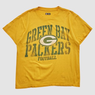 Green Bay Packers NFL 2010s T-shirt - Yellow - M by Fanatics Real Vintage