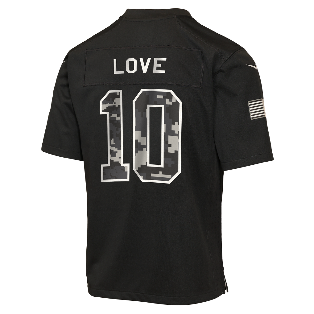 Green Bay Packers Nike 2026 Salute To Service Jersey - Jordan Love - Youth