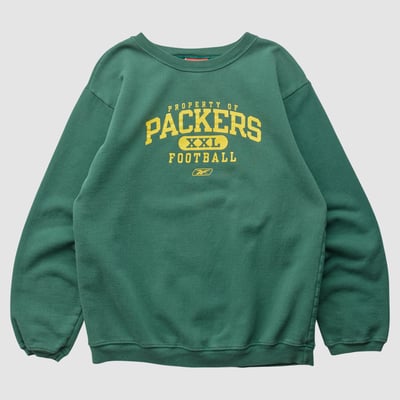 Green Bay Packers Reebok 2000s Pullover Sweatshirt - Green - M by Fanatics Real Vintage