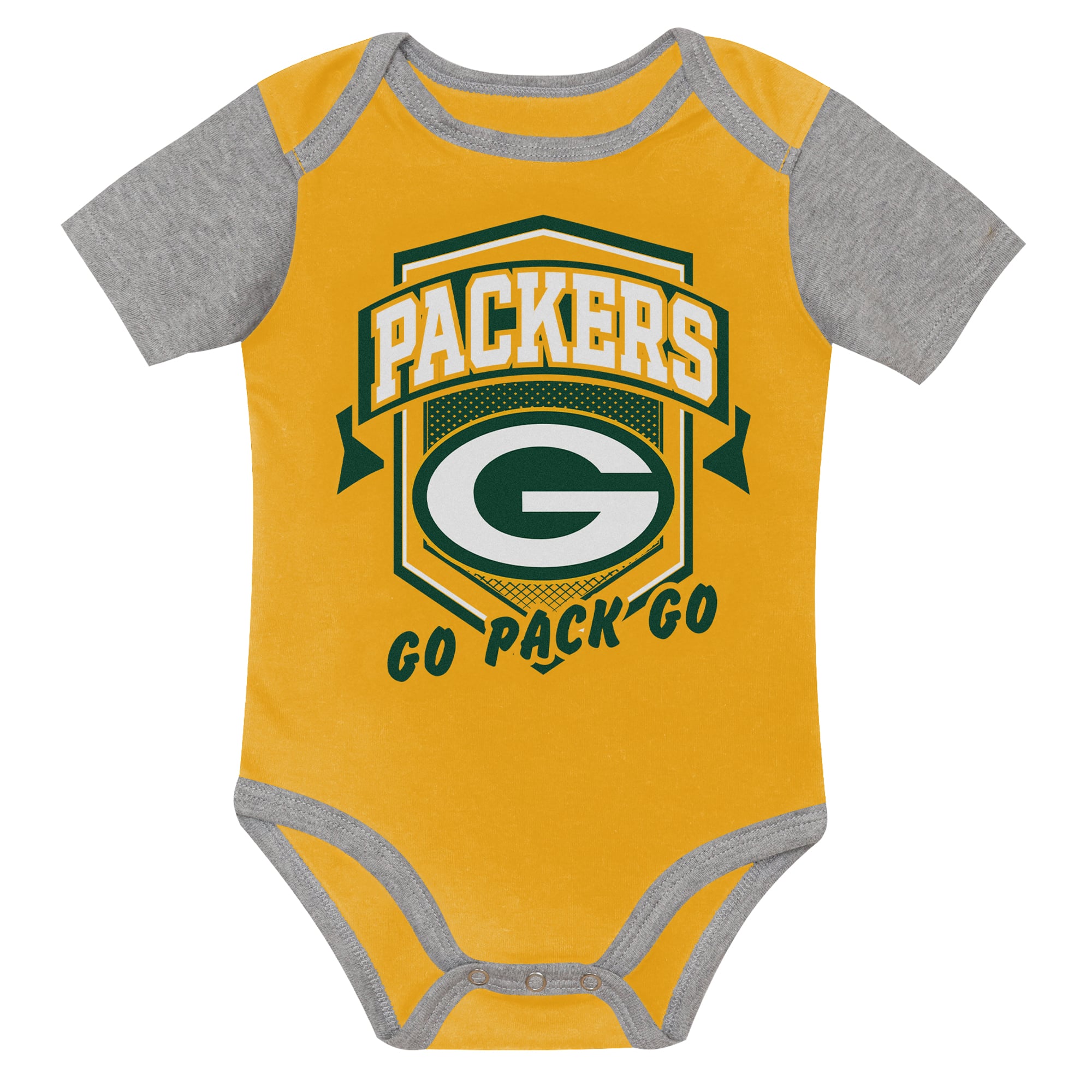 Ensemble de body 3 pièces pour bébé Outerstuff Green Bay Packers, choix premier tour