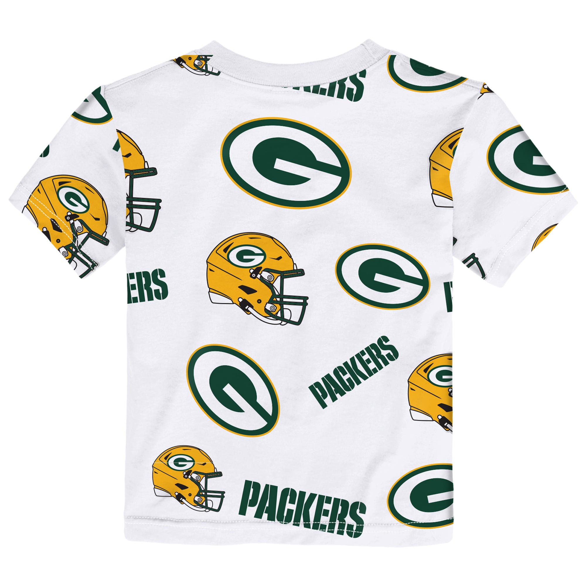 T-shirt de jeu blanc pour bébé Outerstuff à l'effigie la mascotte des Green Bay Packers