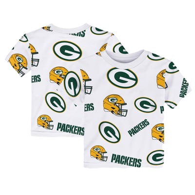  Green Bay Packers Outerstuff Infant Mascot Play T-Shirt - White