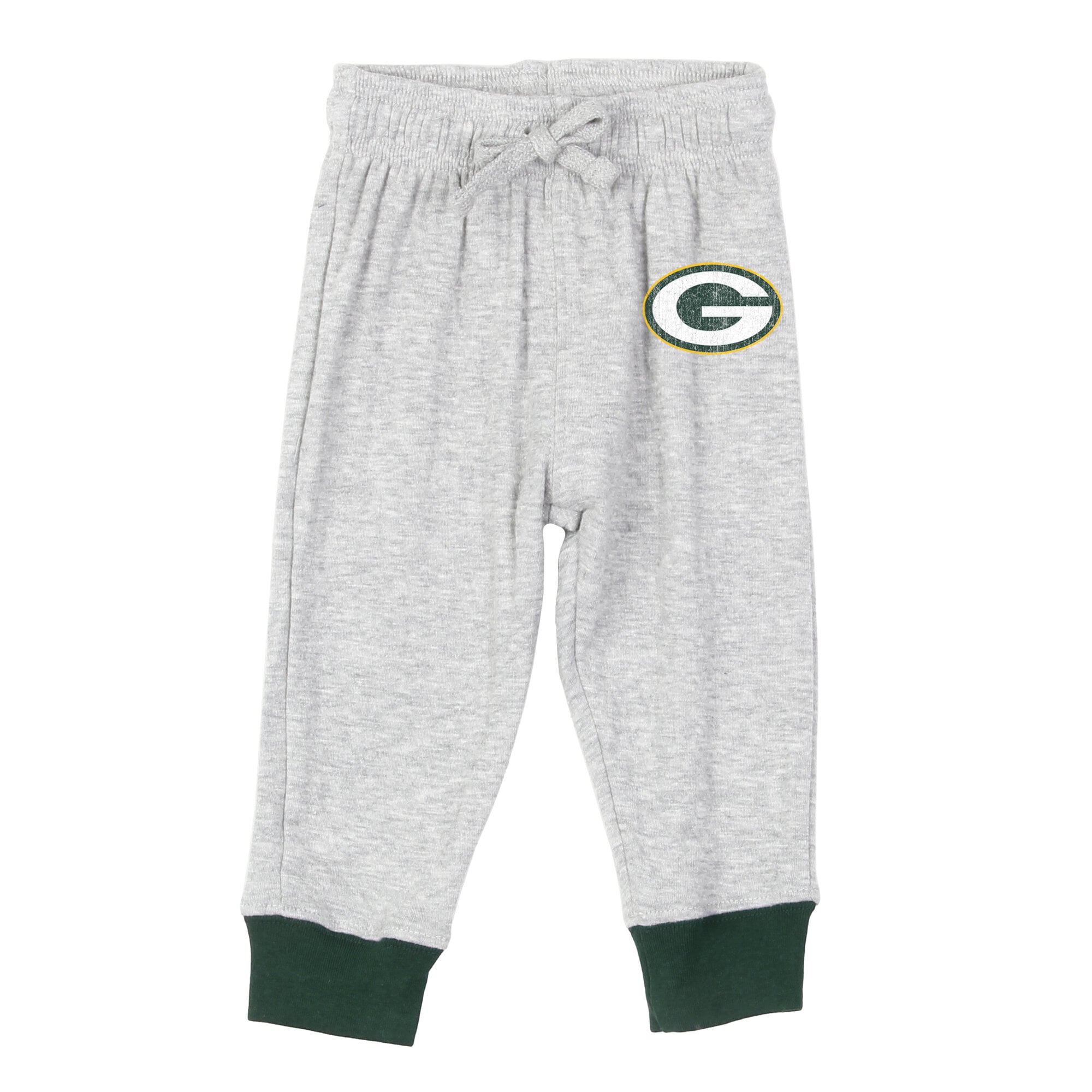 Ensemble body à manches longues et pantalon pour bébé Wes & Willy Heather Gray Green Bay Packers Jie Hopper