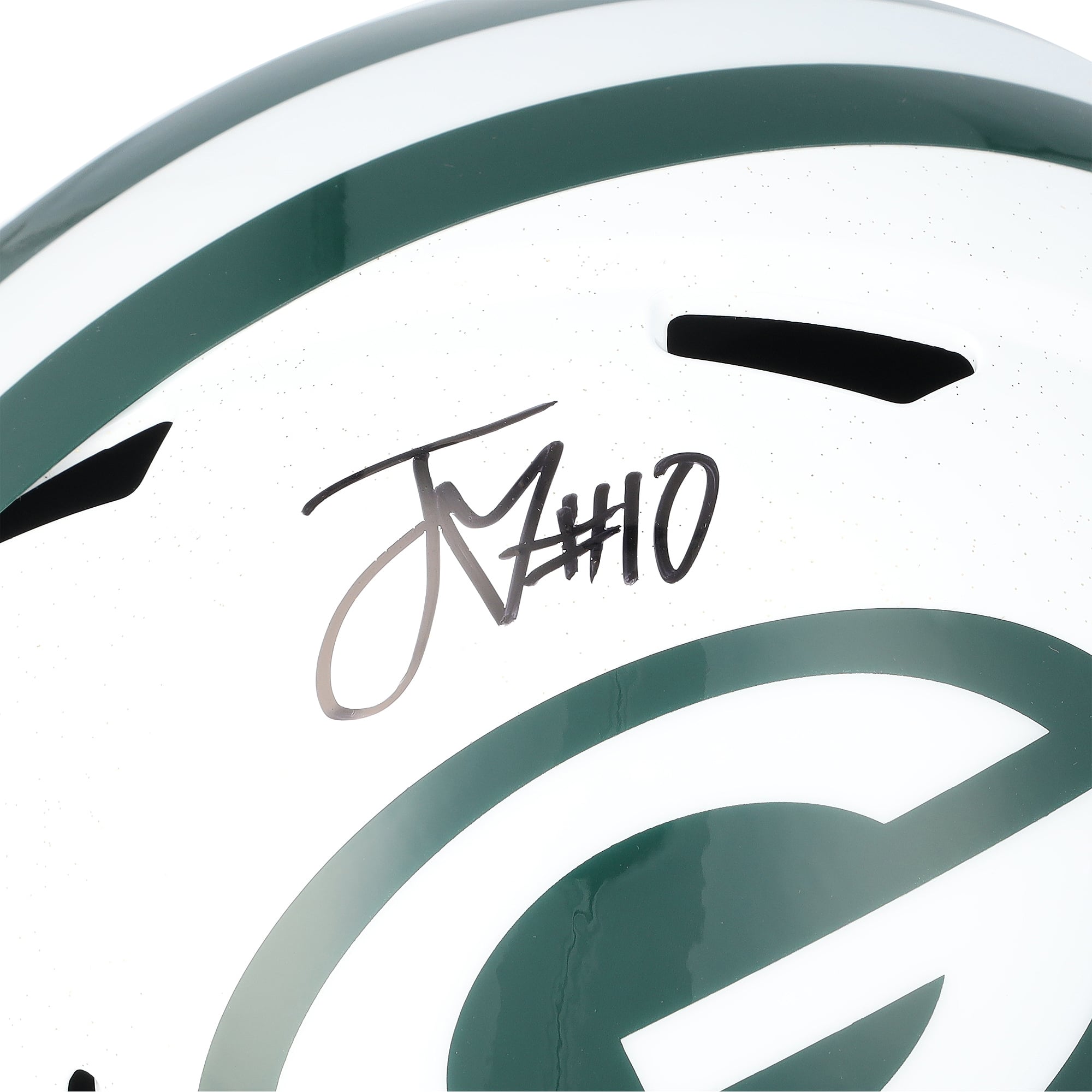 Jordan Love Green Bay Packers Autographed Riddell 2024 Alternate Speed Replica Helmet