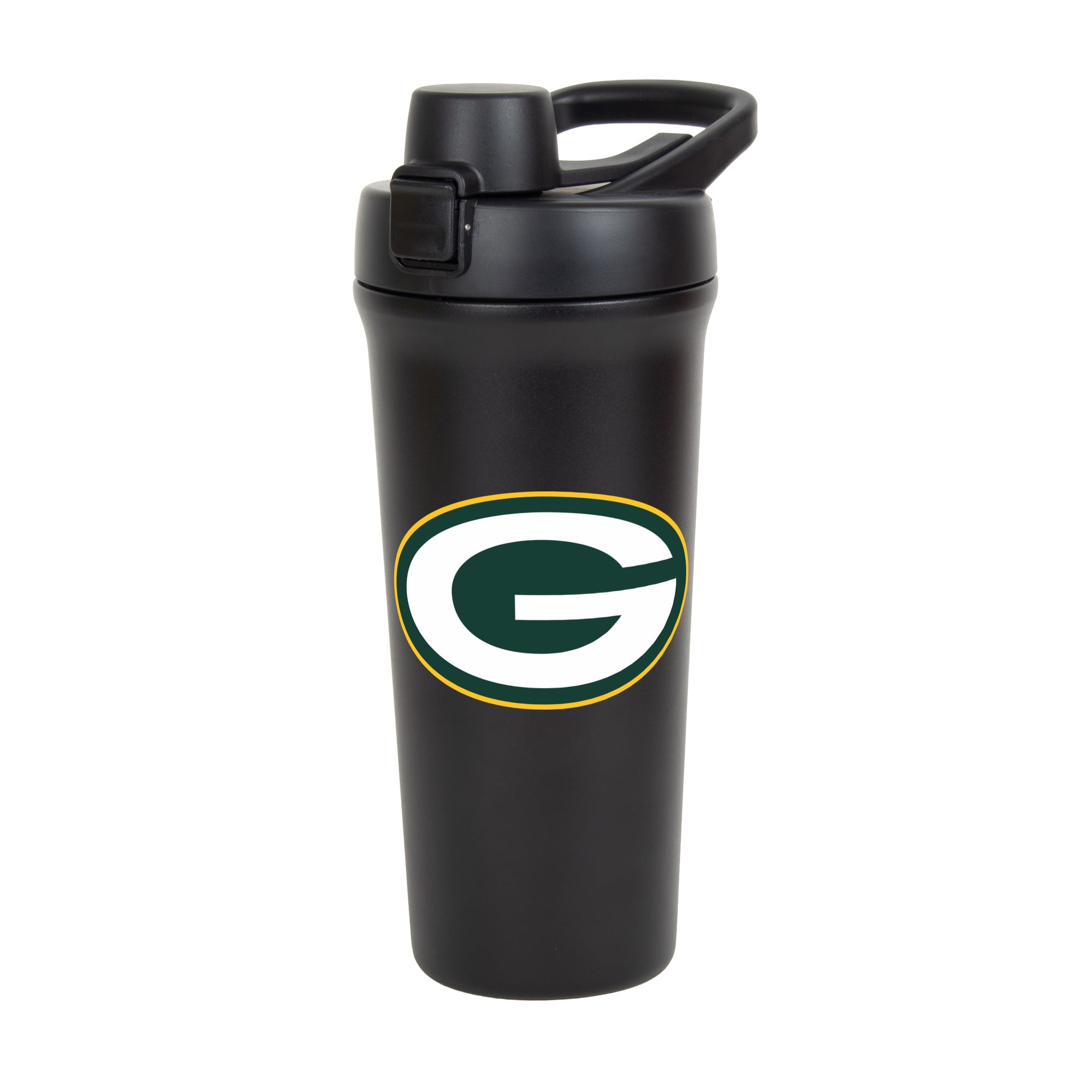 Logo Brands Green Bay Packers 26oz. Flipside Shaker Bottle