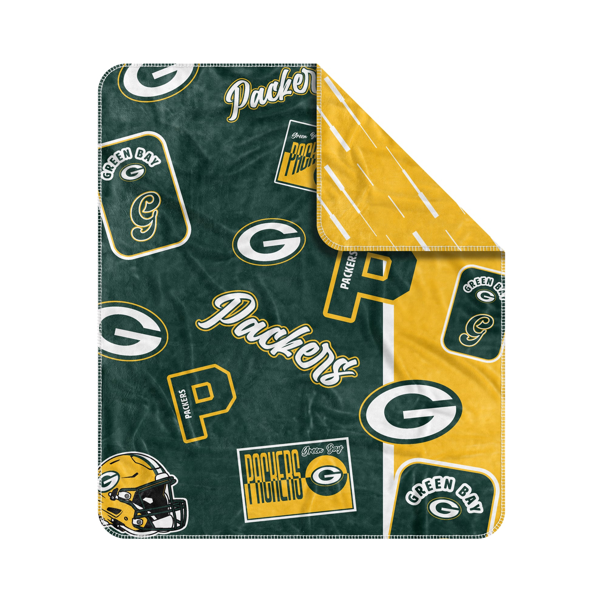 Couverture jetée Logo Brands Green Bay Packers 50" x 60" Dream Weave