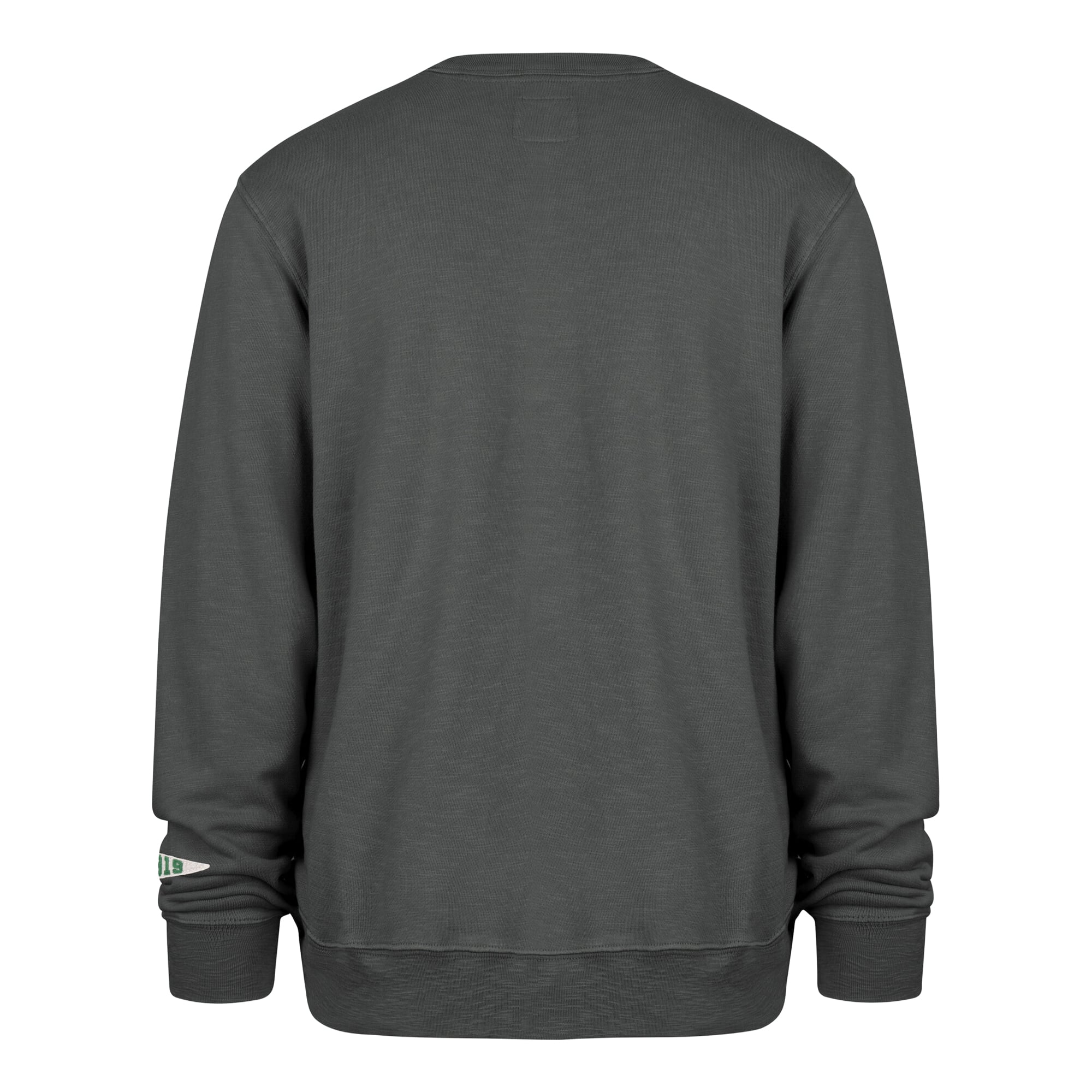 Men's '47 Charcoal Green Bay Packers Calderwood Well Worn French Terry Sweatshirt