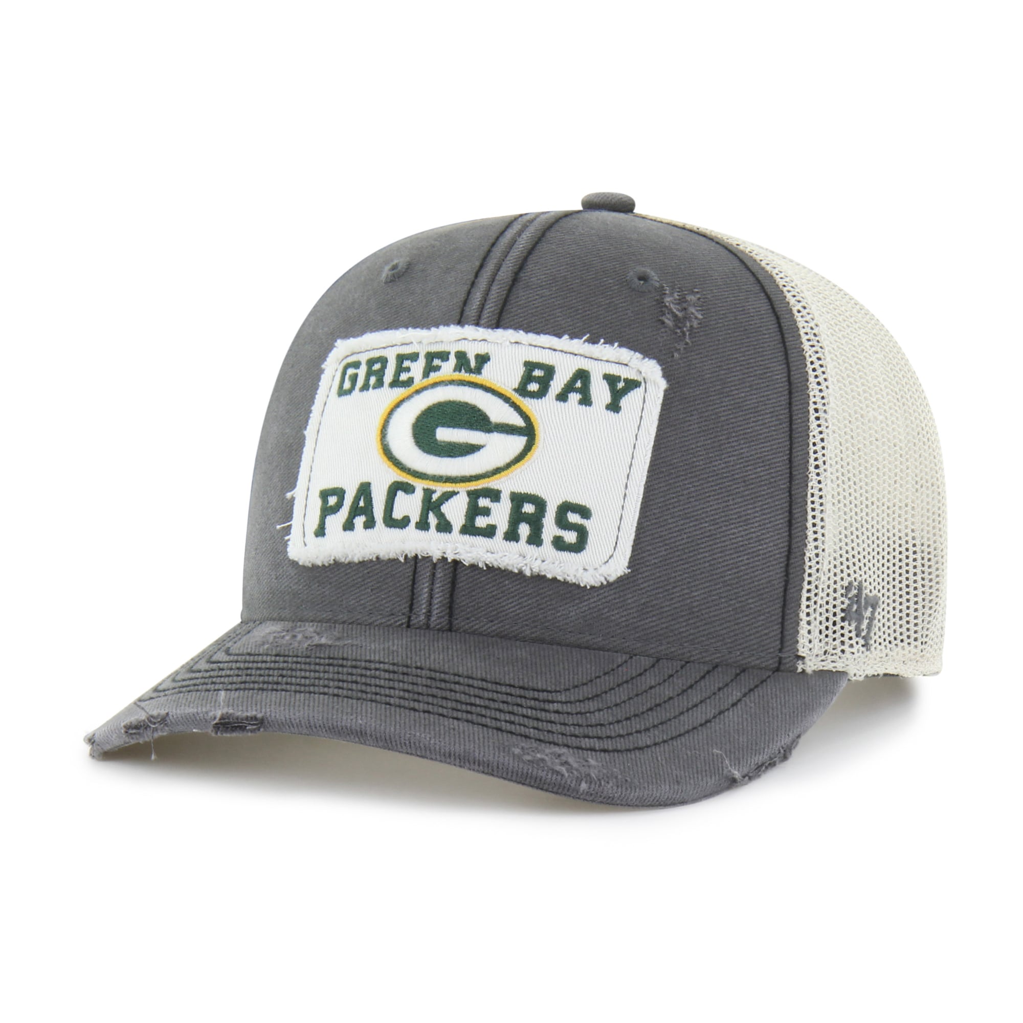 Casquette trucker ajustable Green Bay Packers Egremont '47 Charcoal pour homme