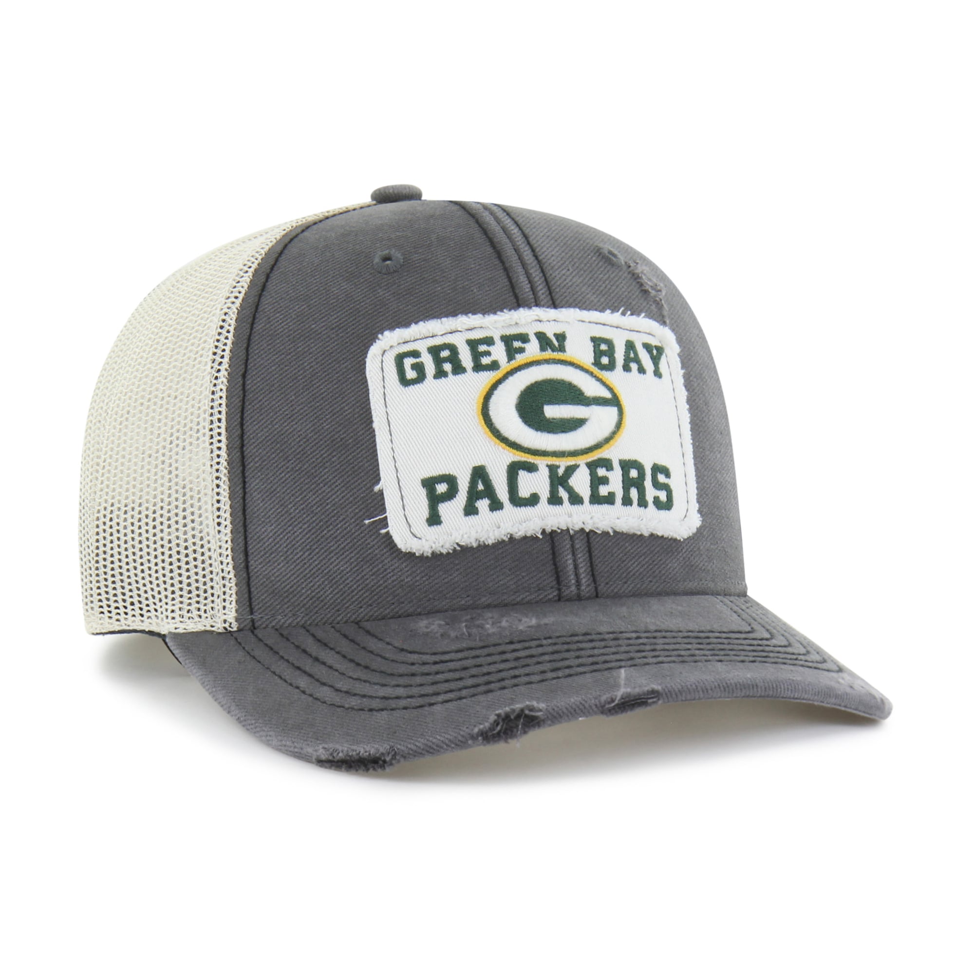 Casquette trucker ajustable Green Bay Packers Egremont '47 Charcoal pour homme