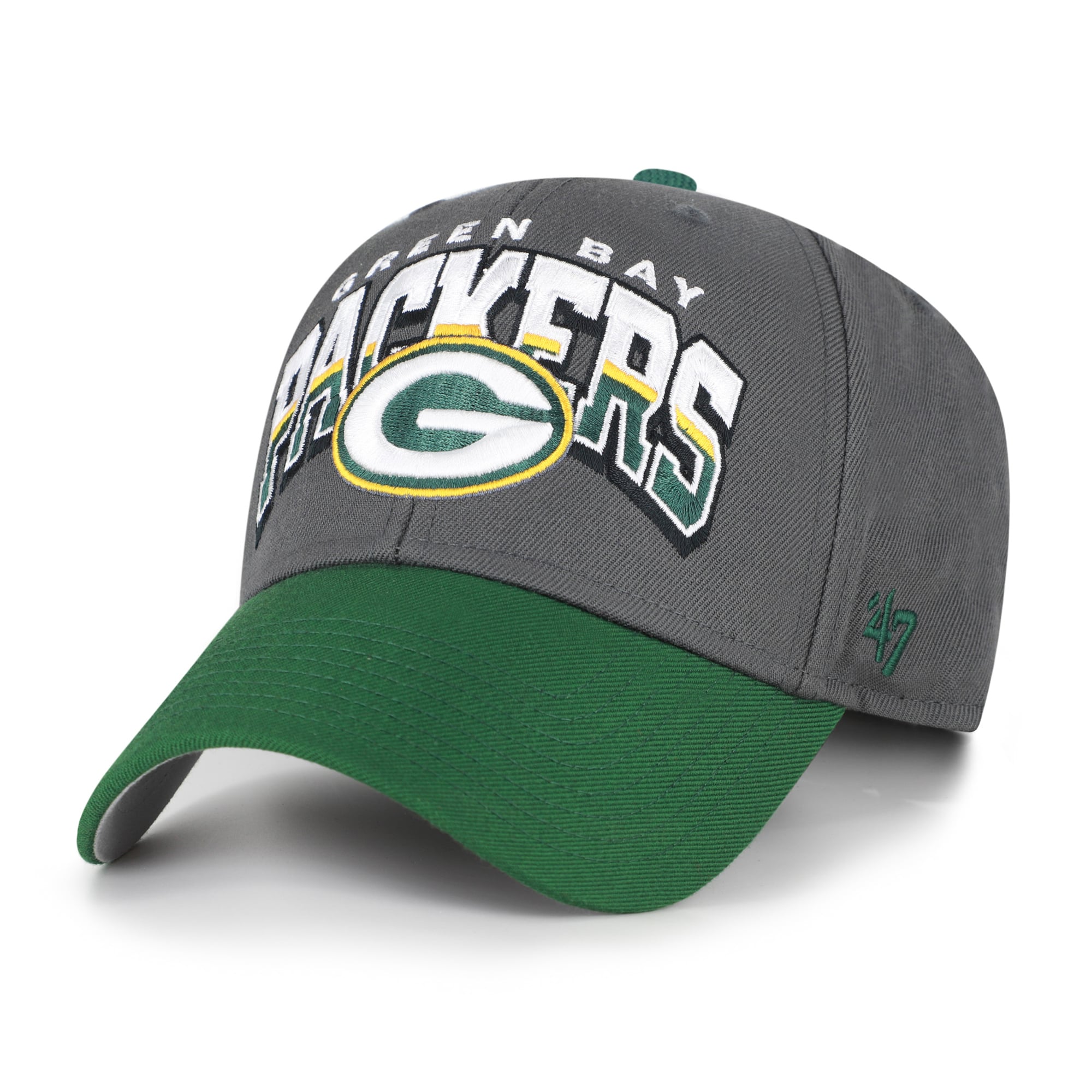 Casquette ajustable Green Bay Packers MVP '47 Charcoal pour homme