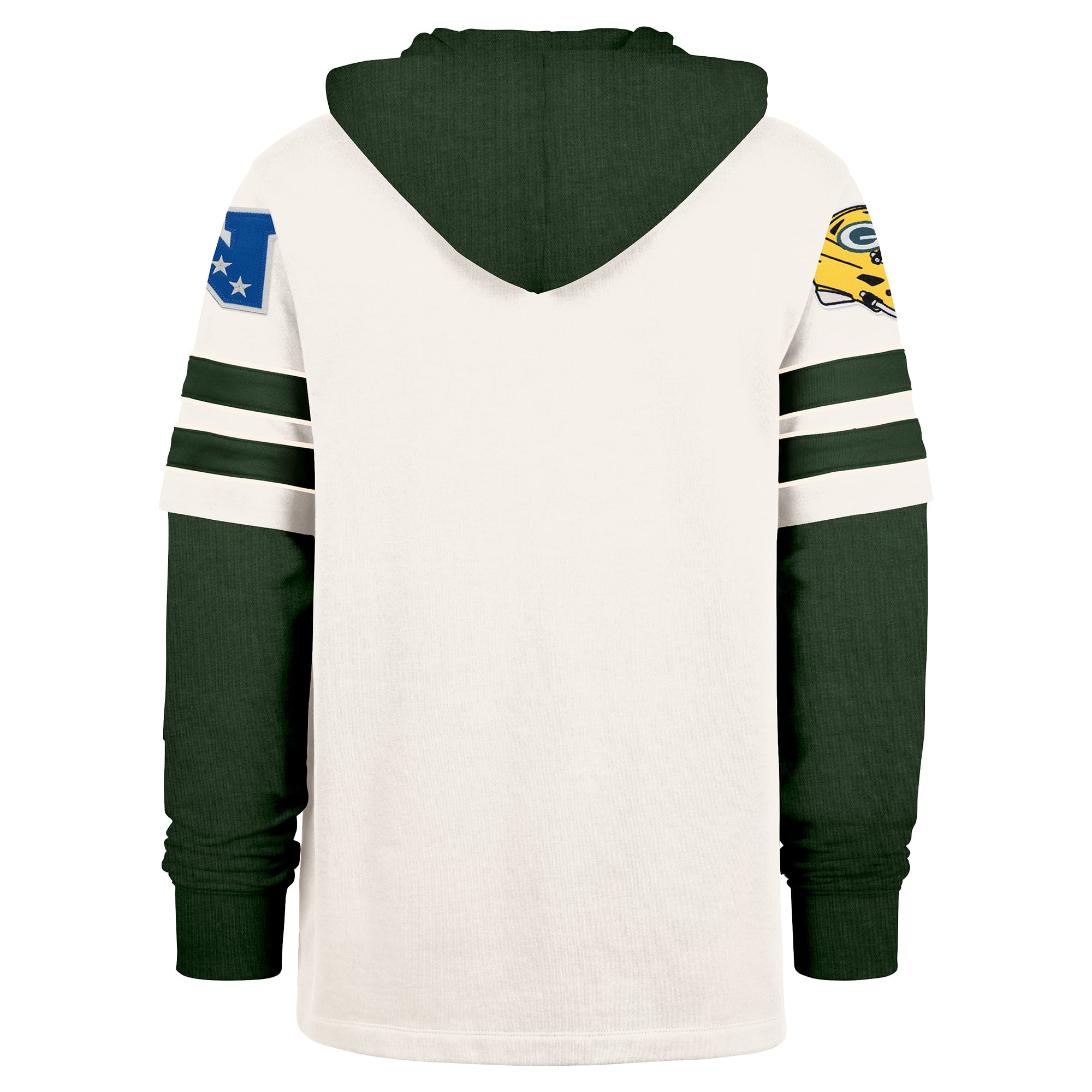 Sweat à capuche pour homme, modèle 47 crème, Green Bay Packers Cornerback