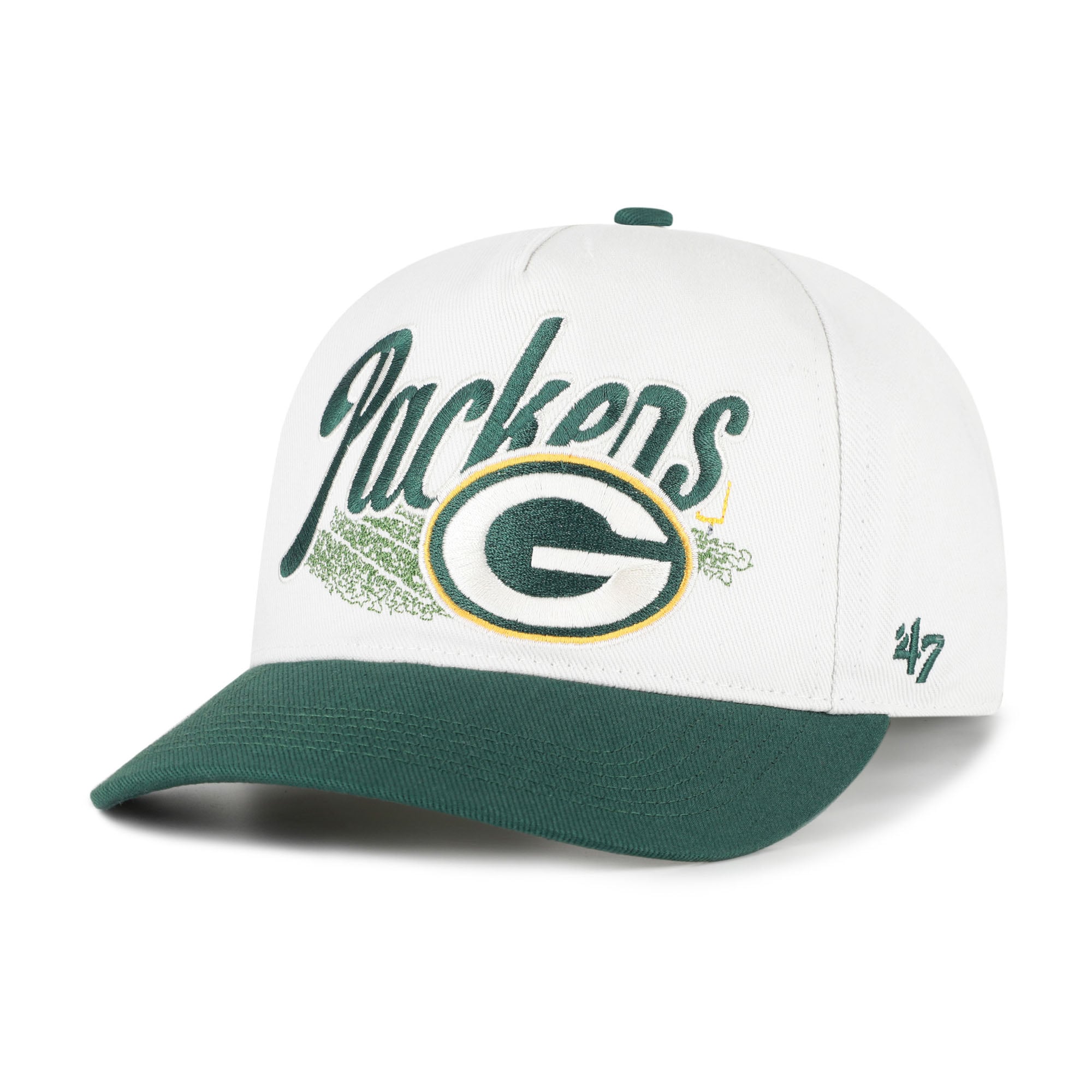 Men's '47 Cream Green Bay Packers  Enfield Hitch Adjustable Hat