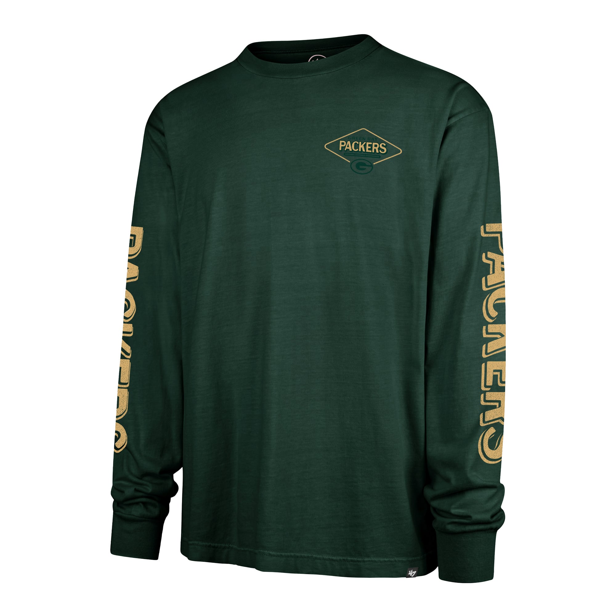 Men's '47 Green Bay Packers Cairn Ravine Foundation Long Sleeve T-Shirt