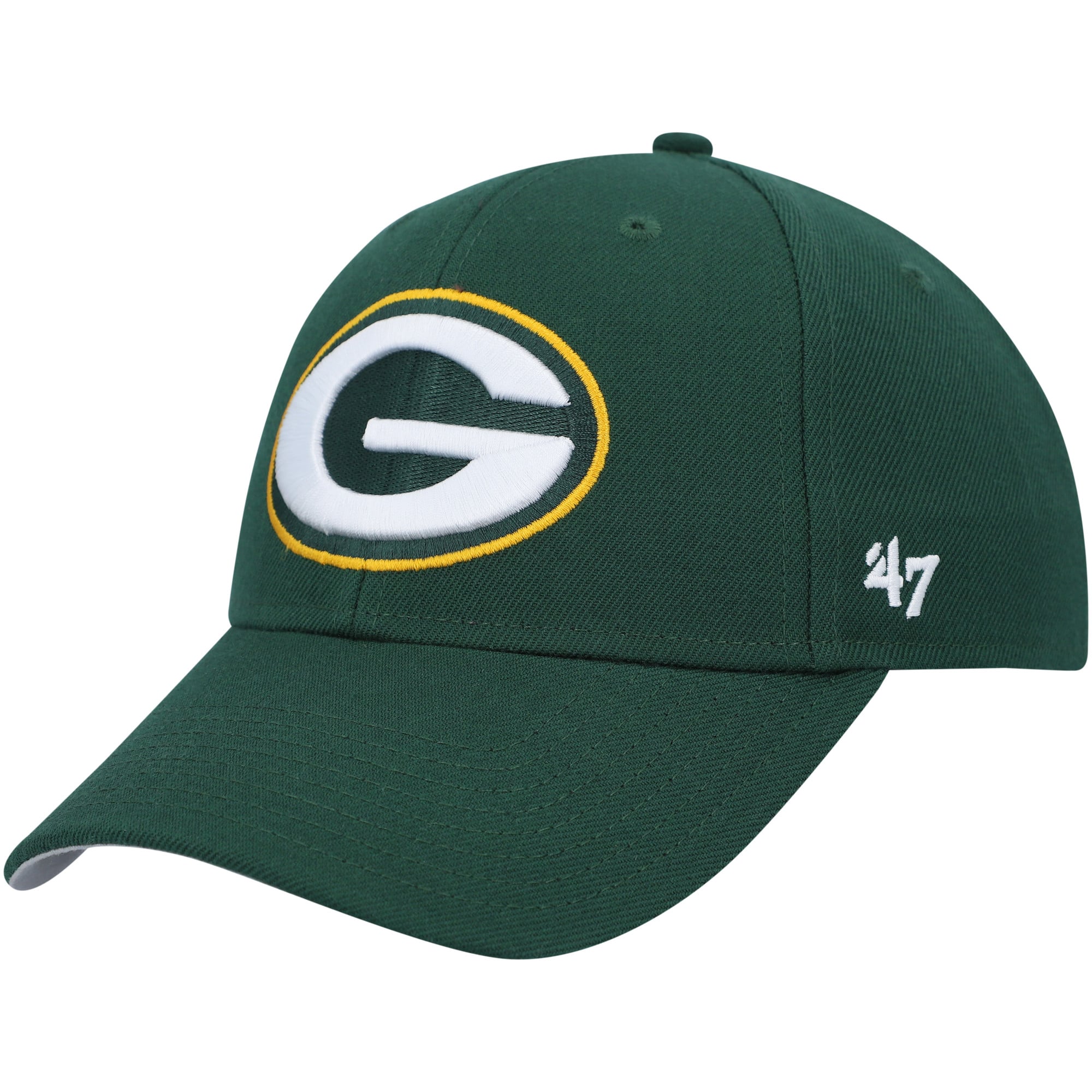 Casquette ajustable '47 Green Green Bay Packers MVP pour homme