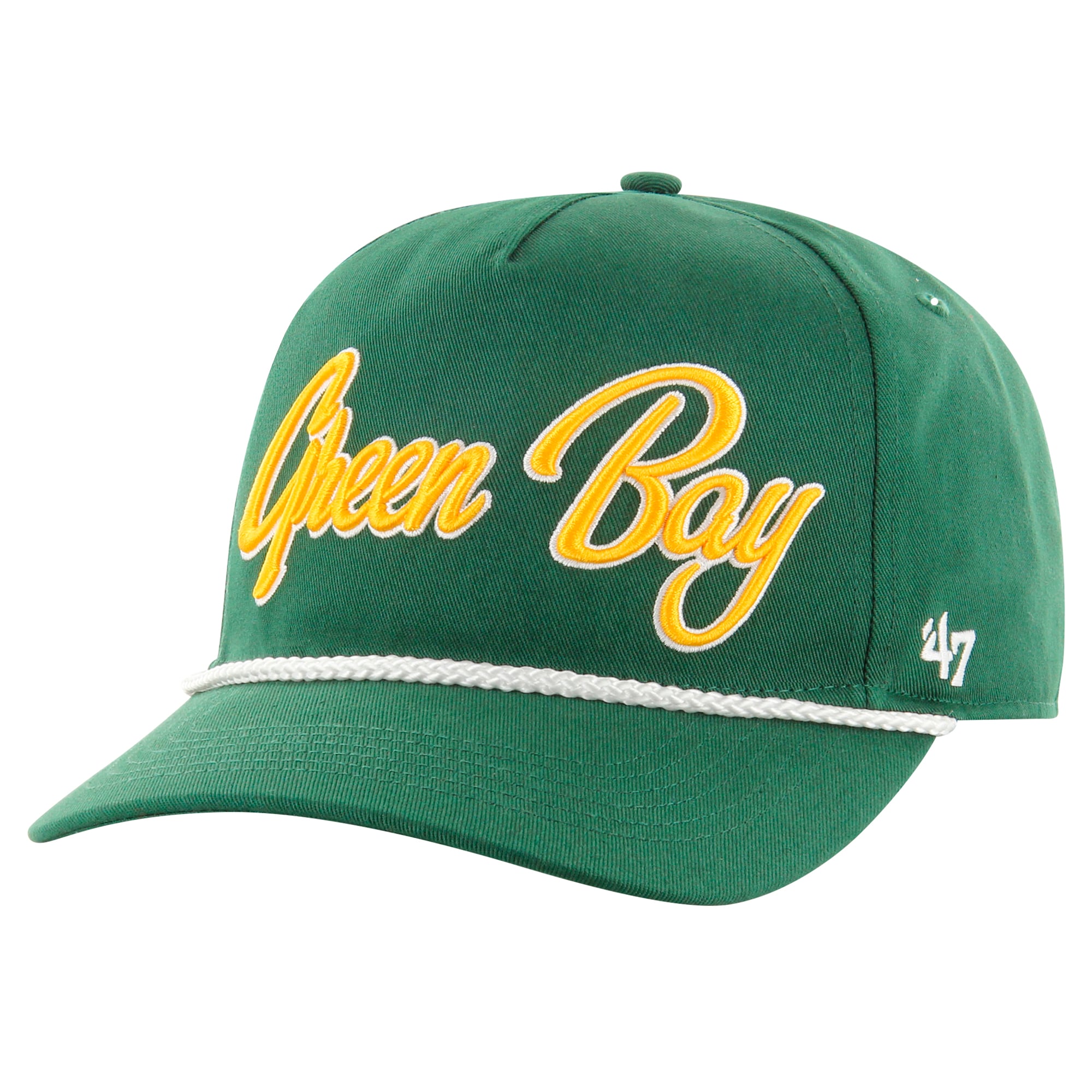 Men's '47 Green Green Bay Packers Overhand Hitch Adjustable Hat