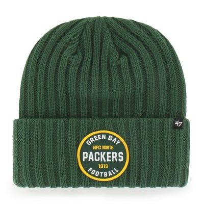  Green Bay Packers '47 Ribbed Snowdrift Cuffed Knit Hat - Green