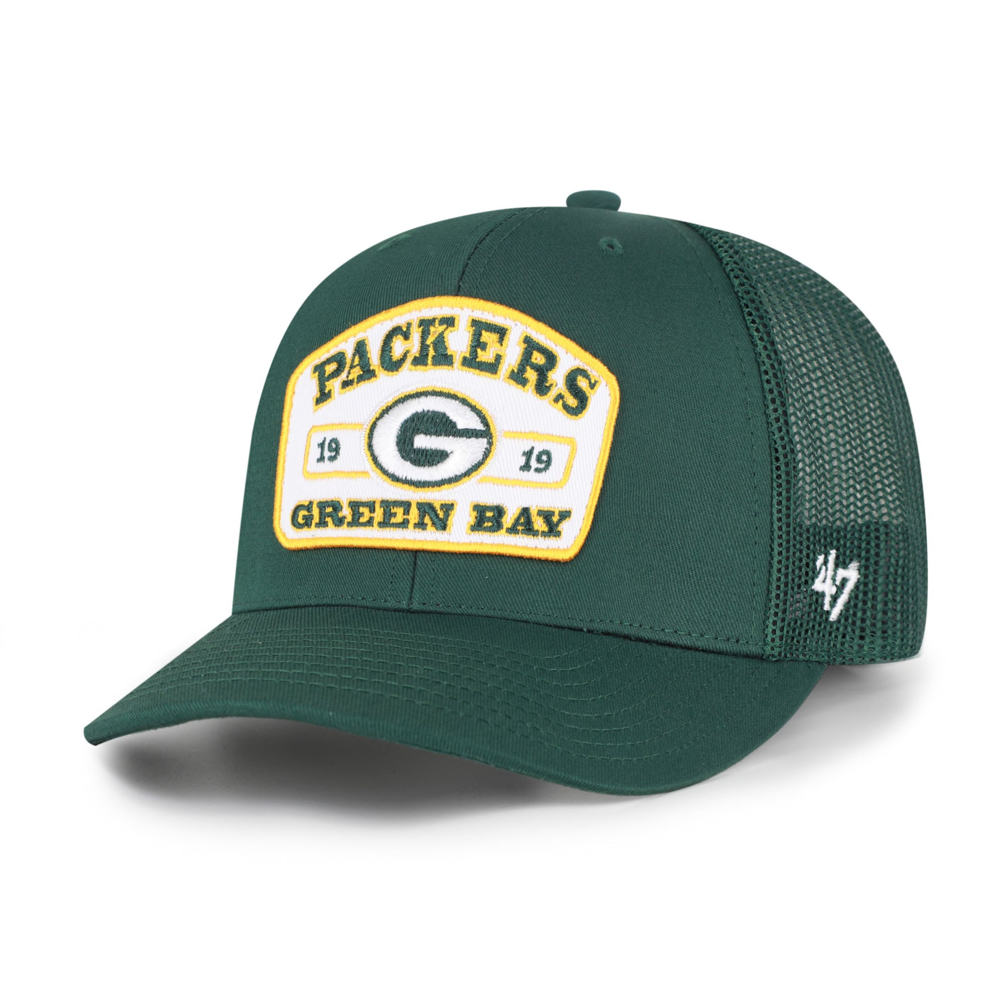 Men's '47 Green Green Bay Packers  Roadway Adjustable Trucker Hat