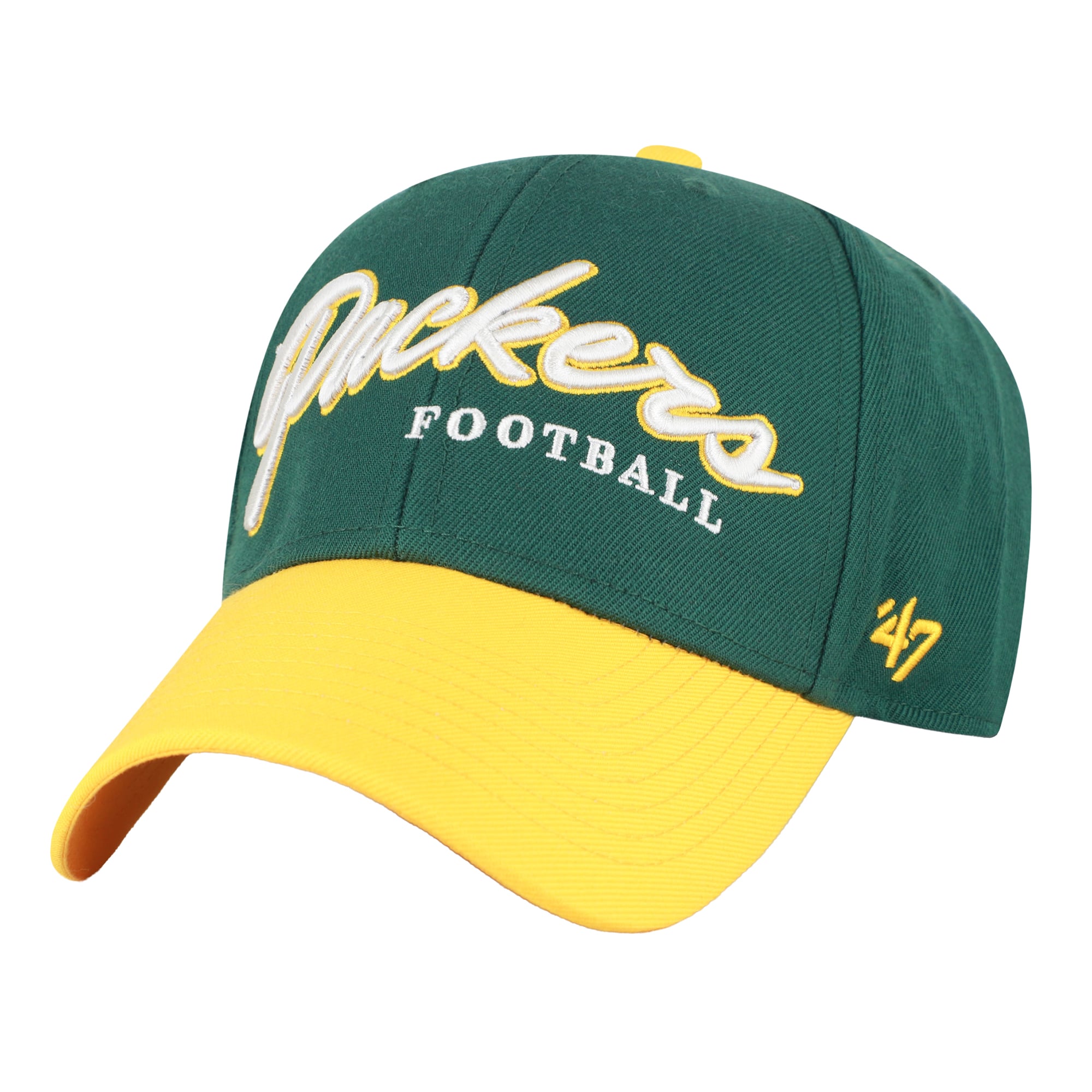 Men's '47 Green Green Bay Packers Throwback MVP Adjustable Hat