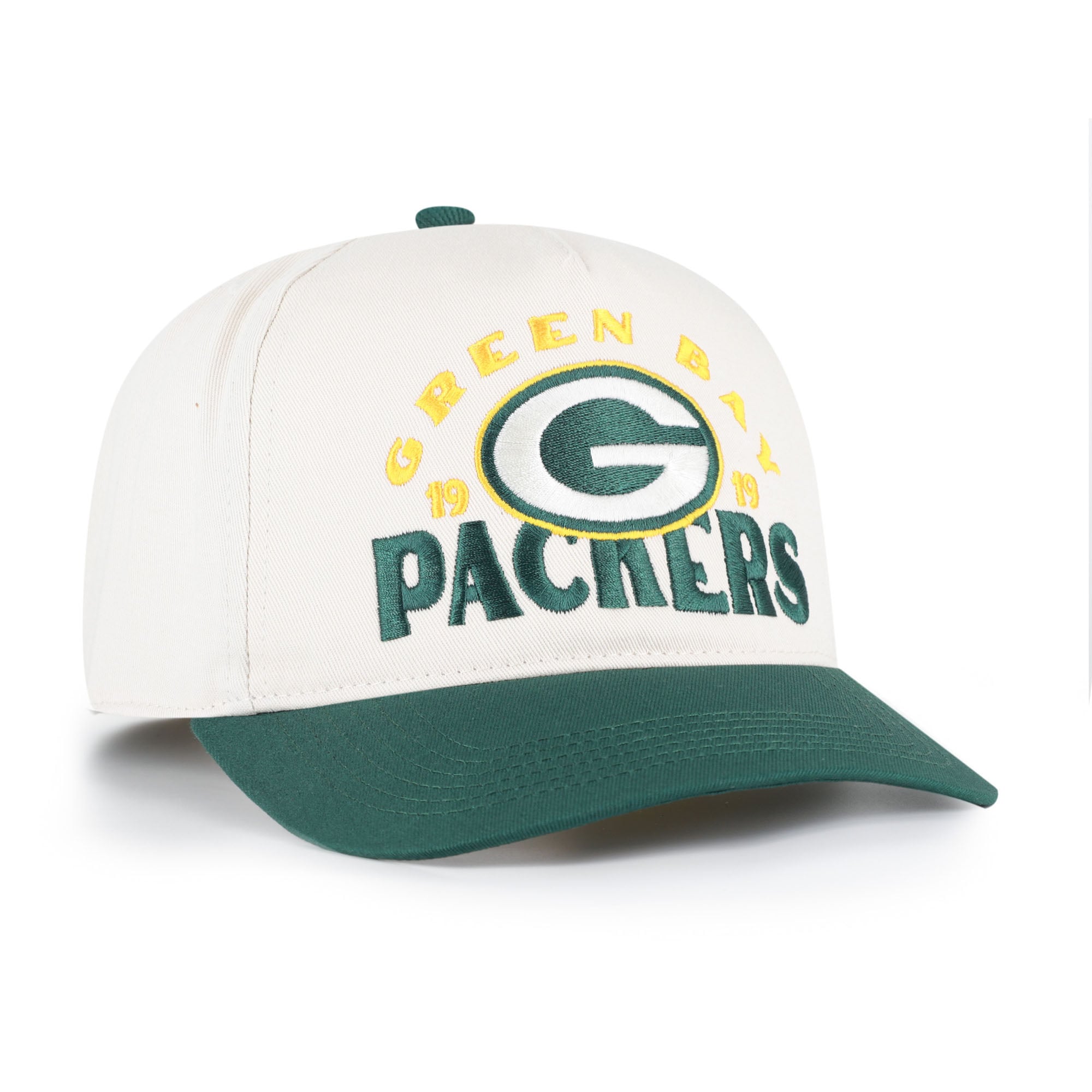 Men's '47 Natural Green Bay Packers Arcitext Hitch Adjustable Hat
