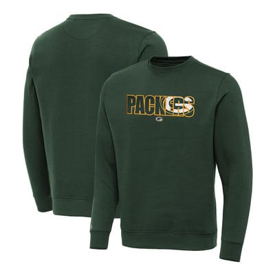 Green Bay Packers Antigua Impact Victory Sweatshirt - Hunter Green