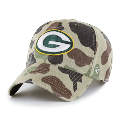 Green Bay Packers Carhartt x '47 Clean Up Adjustable Hat - Duck Camo