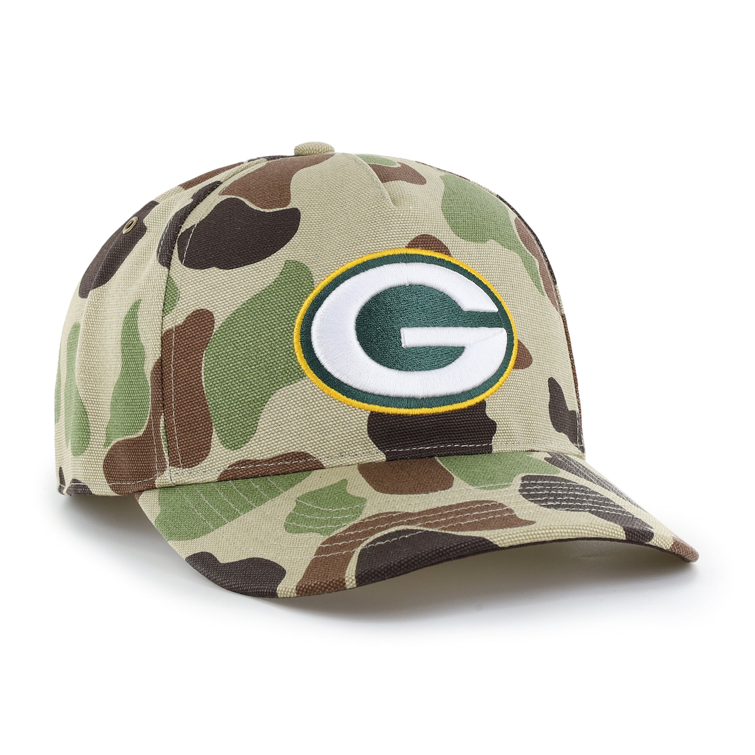 Casquette ajustable Carhartt x '47 Duck Camo Green Bay Packers pour homme