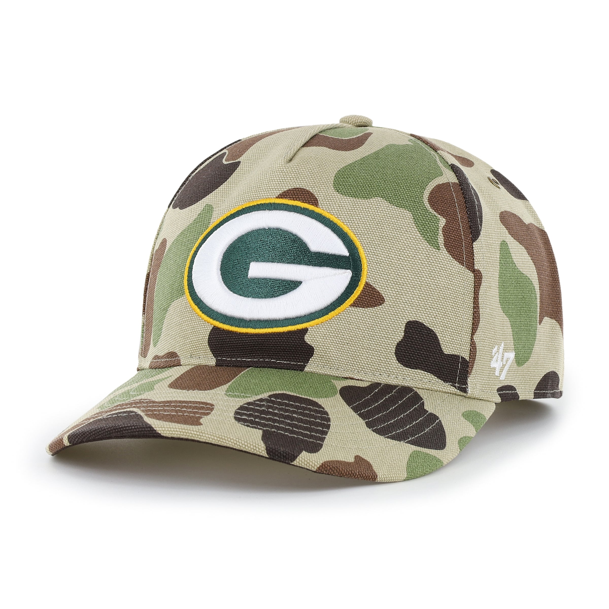 Casquette ajustable Carhartt x '47 Duck Camo Green Bay Packers pour homme