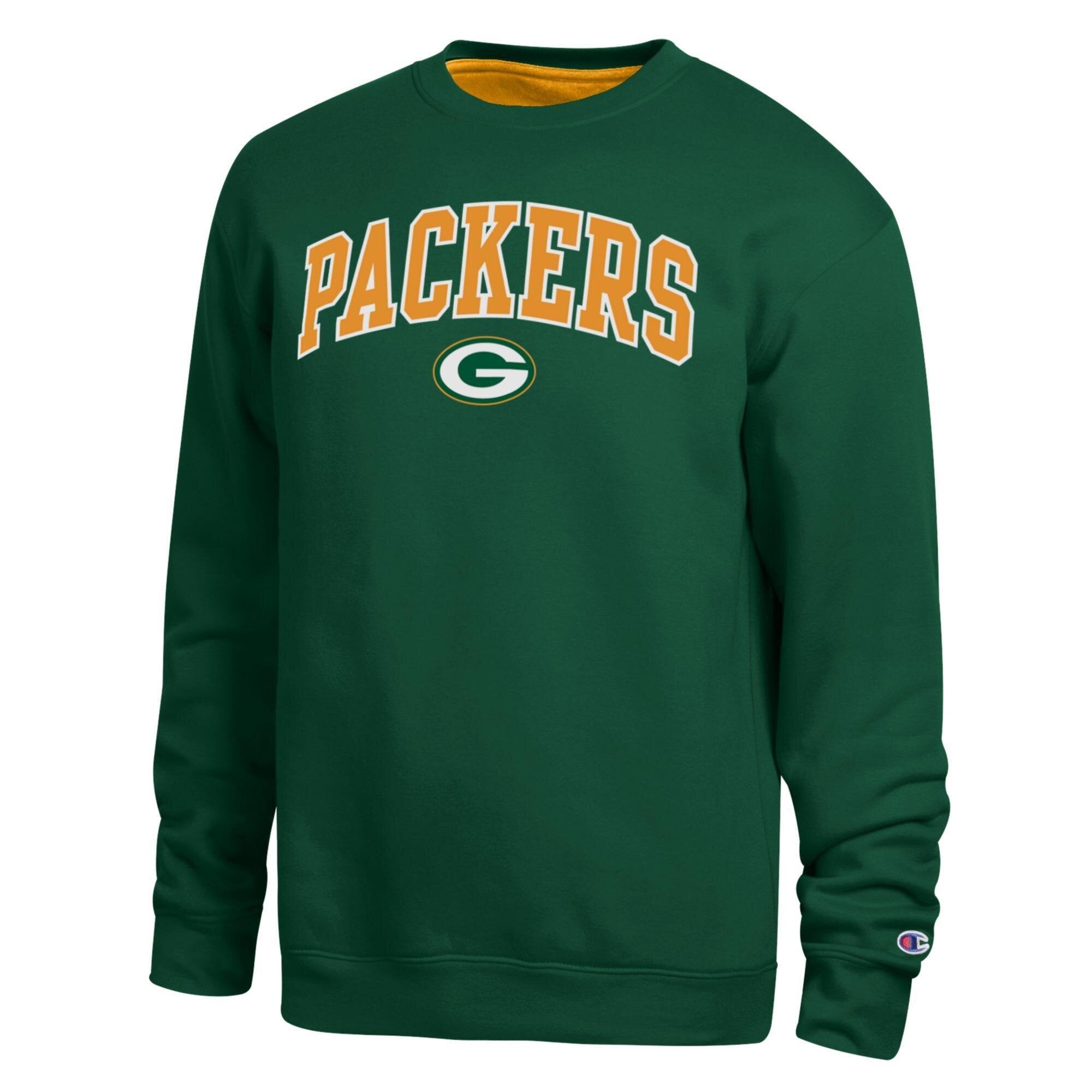 Sweat-shirt à doublure contrastée Champion Green Bay Packers pour homme