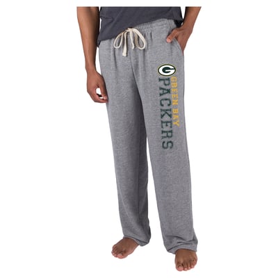  Green Bay Packers Concepts Sport Mainstream French Terry Tri-Blend Sweatpants - Gray