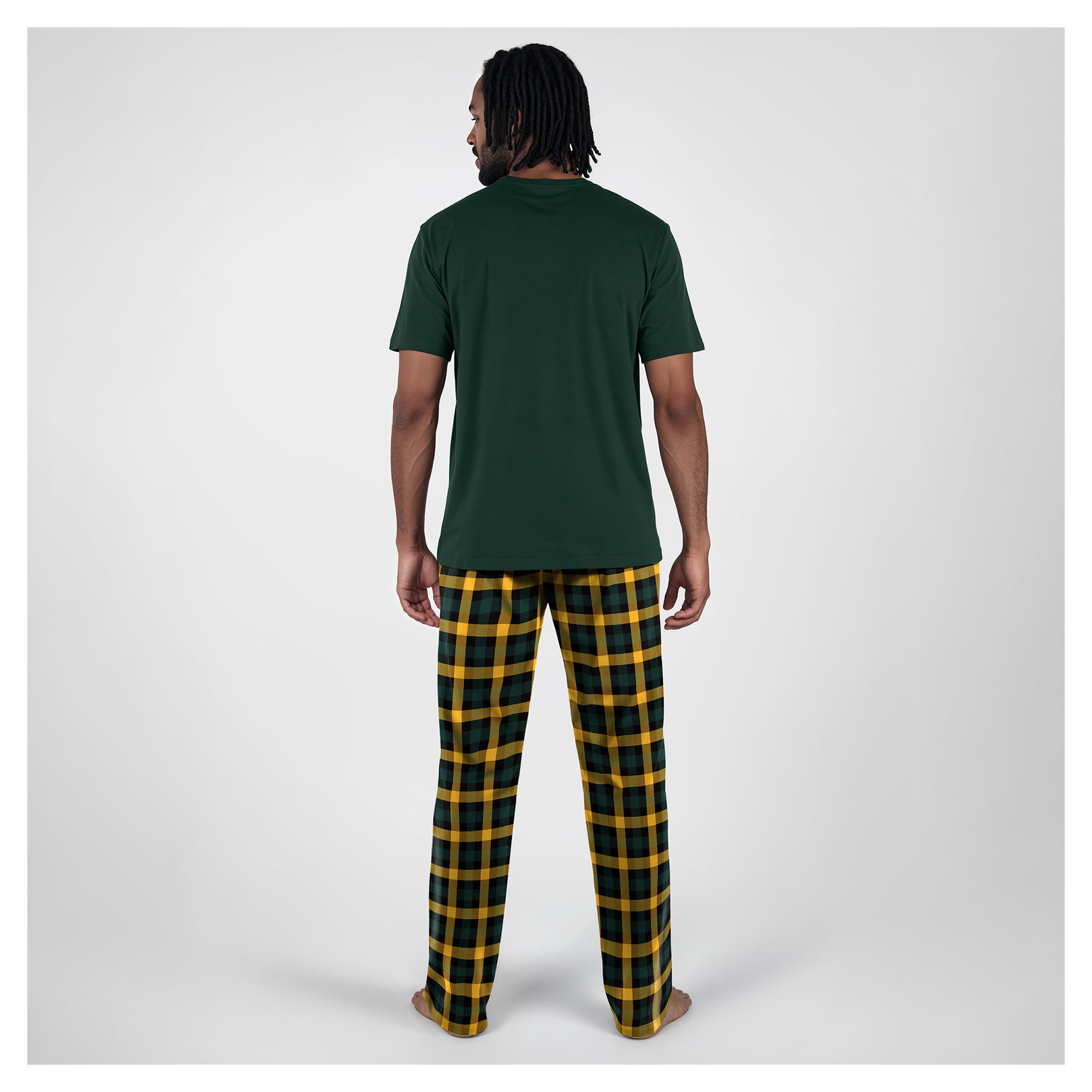 Men's Concepts Sport Green Bay Packers Big & Tall Highland Sleep Set
