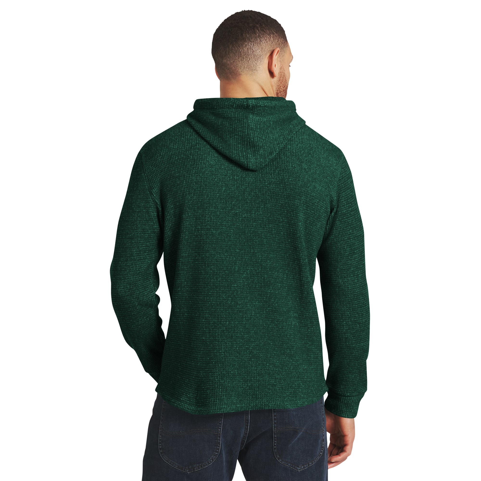 Collection Darius Rucker pour homme par Fanatics Green Bay Packers T-shirt à manches longues en maille gaufrée et mélange de trois tissus