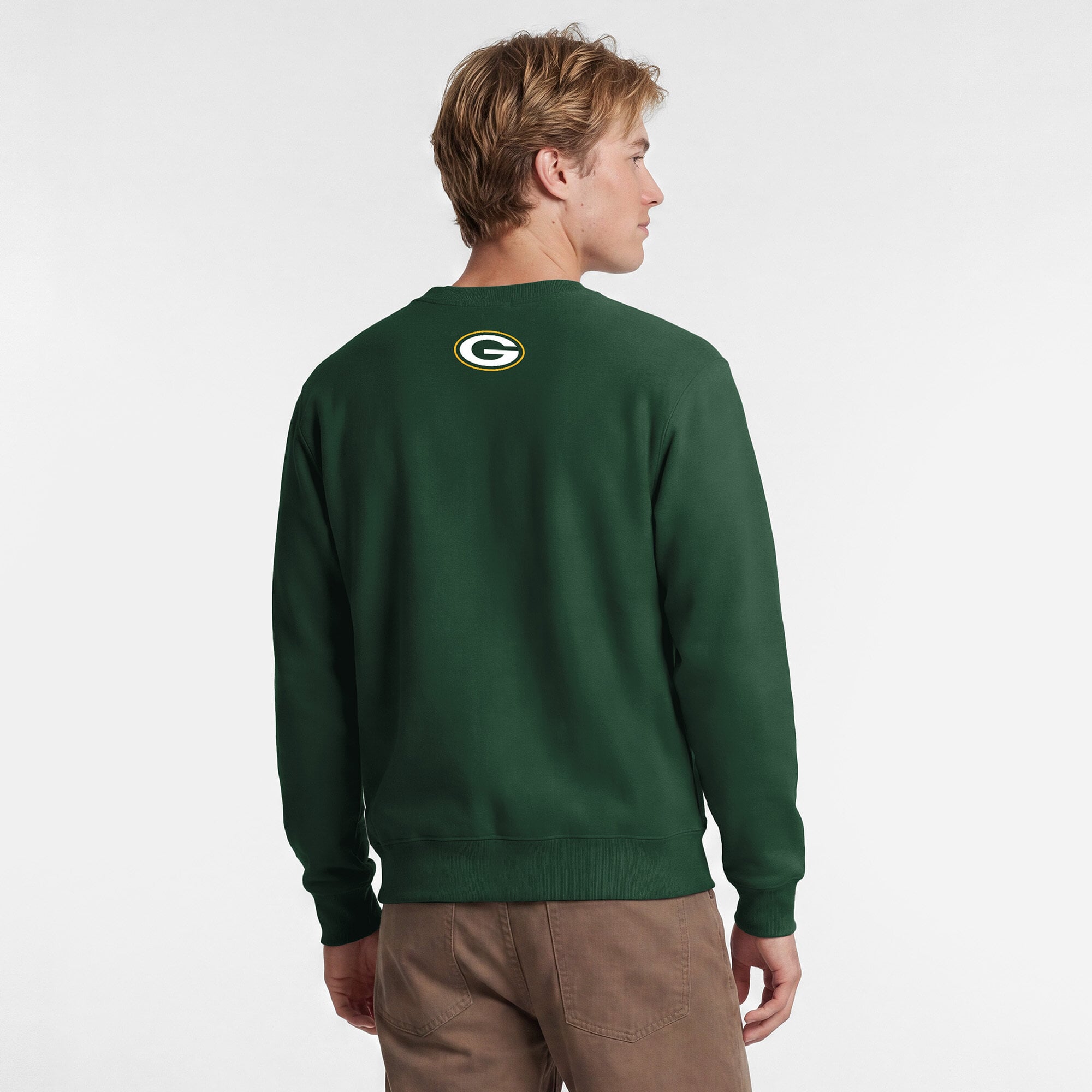 Sweat-shirt homme Disney x Champion vert Green Bay Packers Chewbacca Powerblend