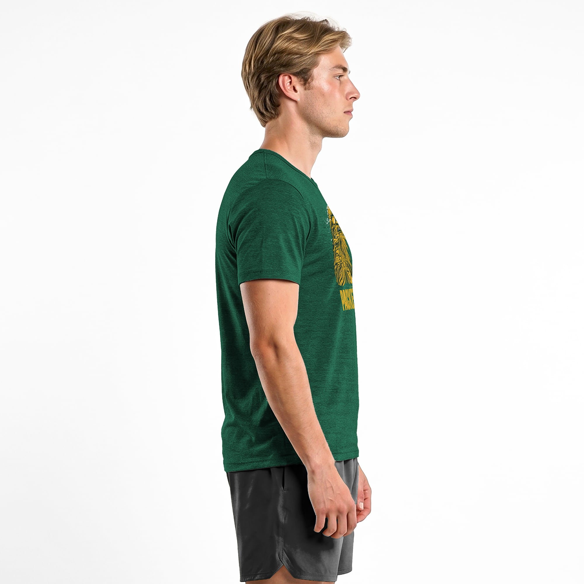 T-shirt homme Disney x Champion Green Bay Packers Chewbacca en mélange de trois matières