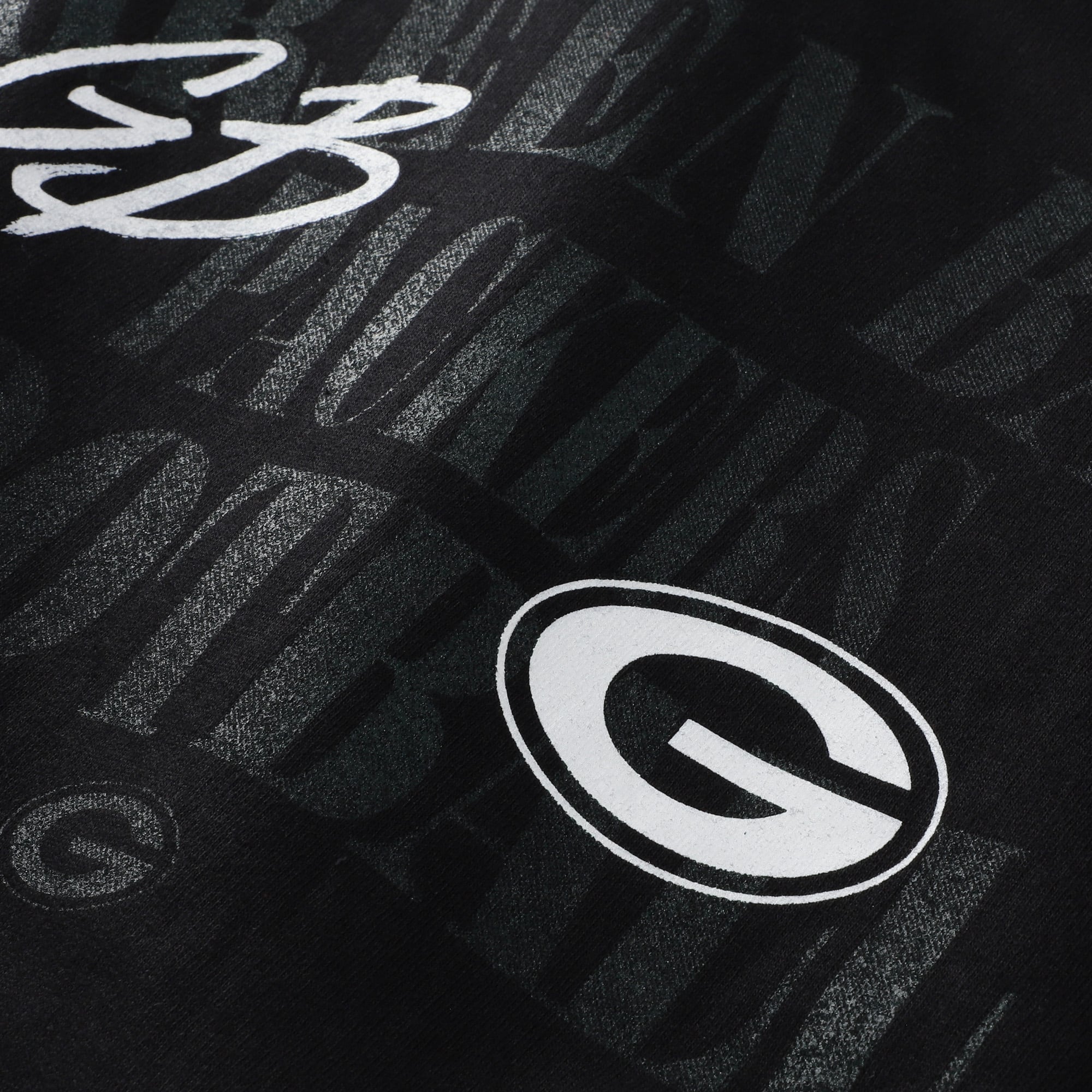 Men's Fanatics Black Green Bay Packers Big & Tall Relaxed Halftime Lead Sweatshirt