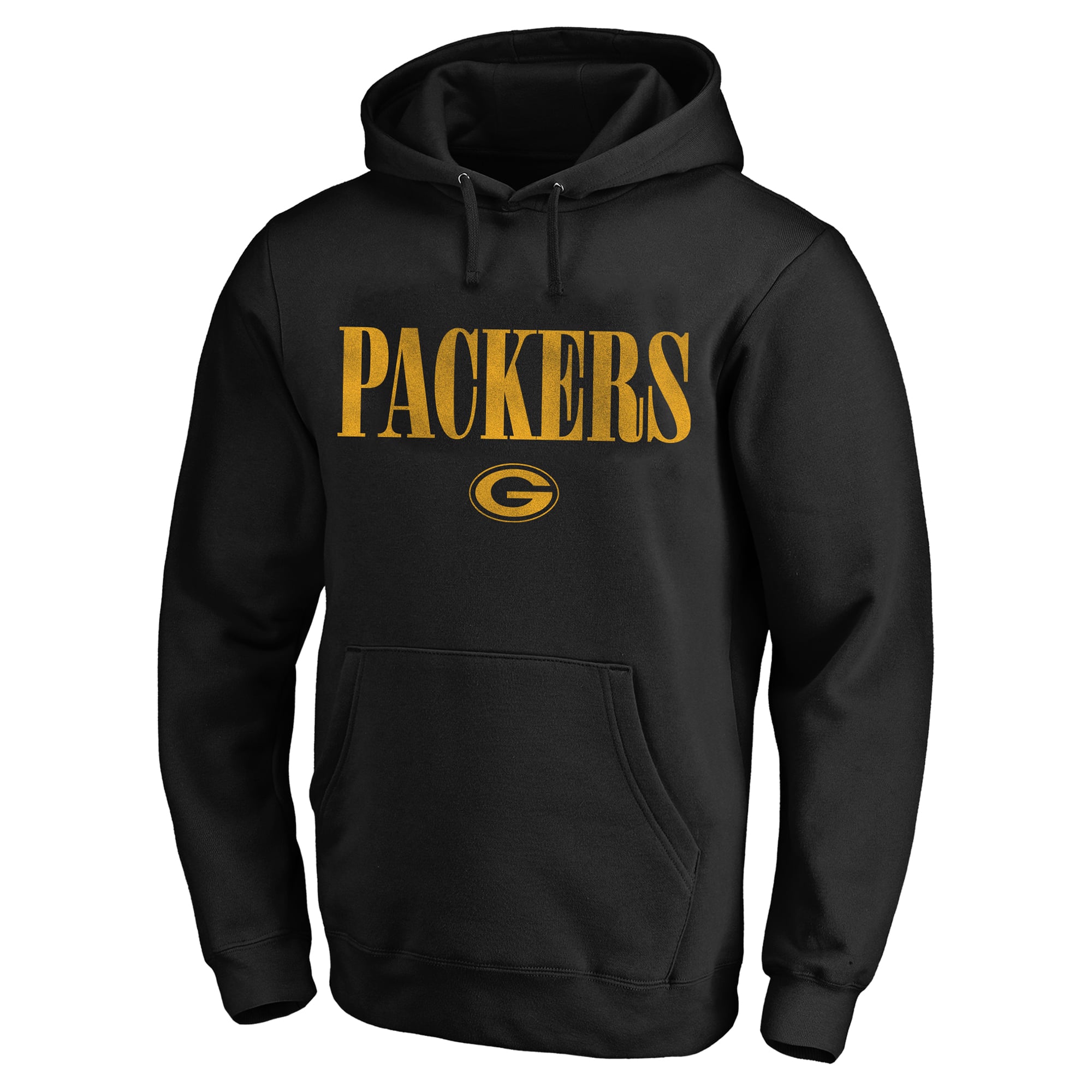 Sweat à capuche Fanatics noir Green Bay Packers grandes tailles, coupe décontractée, rivalité intense