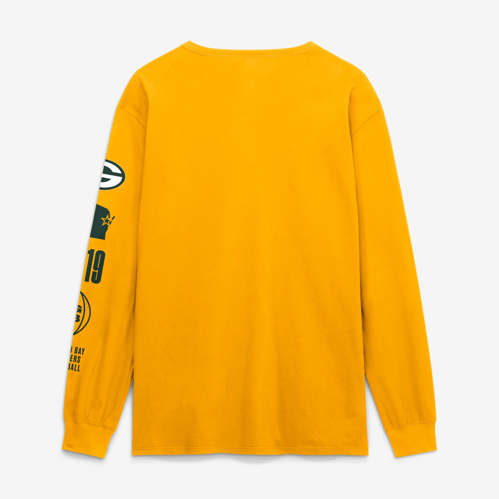 T-shirt à manches longues Green Bay Packers Legacy, couleur or, pour homme de Fanatics