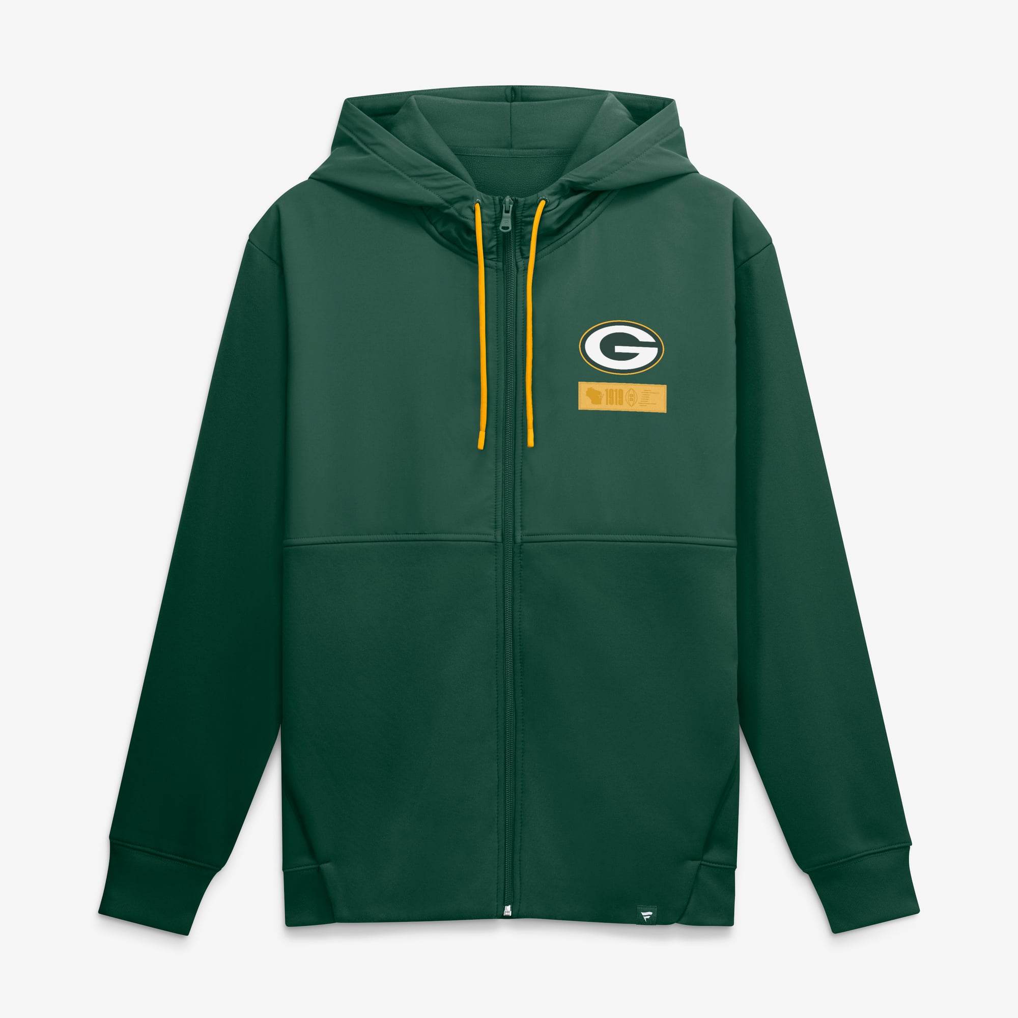 Sweat à capuche zippé vert Green Bay Packers pour homme (Fanatics)