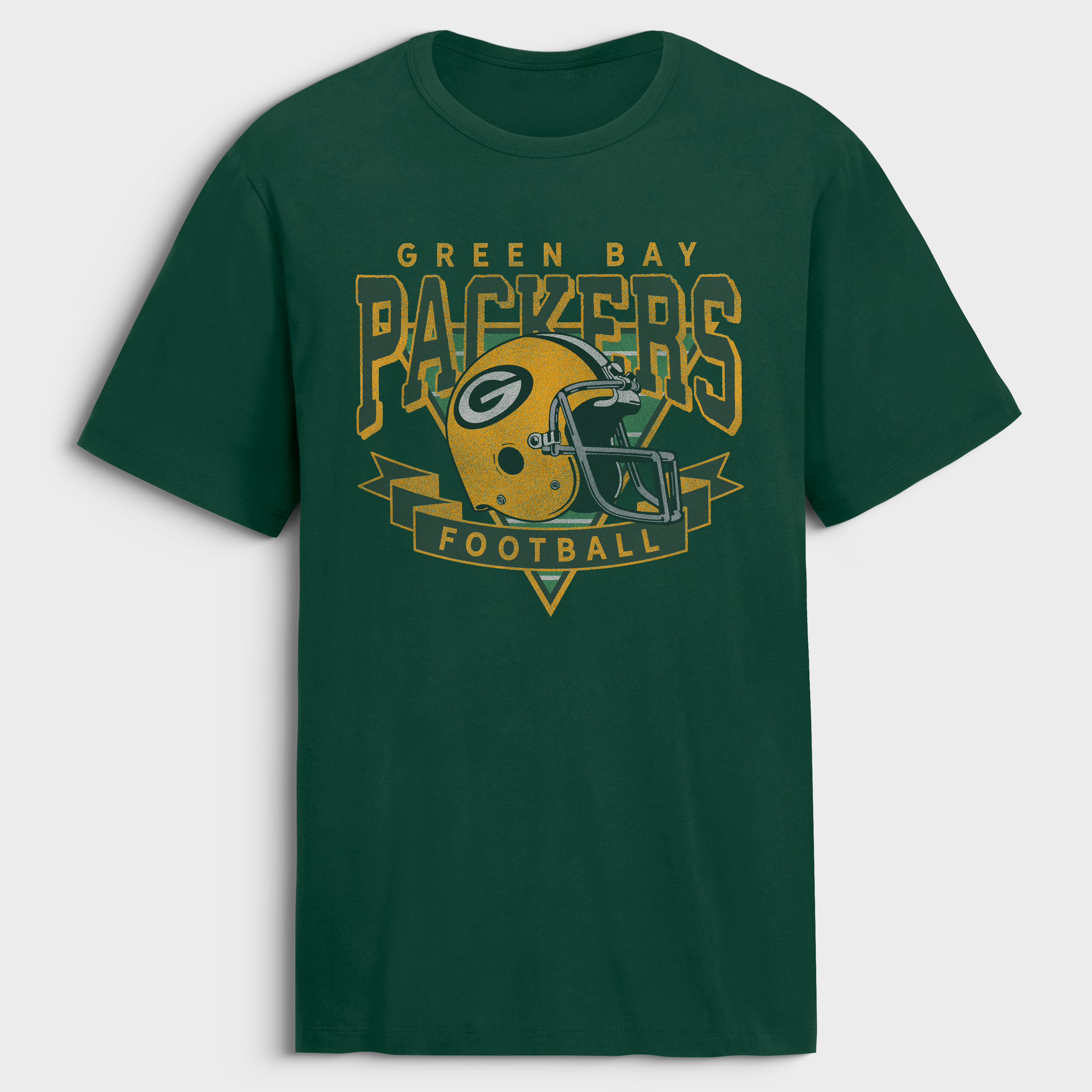 Men's Fanatics Green Bay Packers Old Fashion Rushing Legacy Cotton T-Shirt